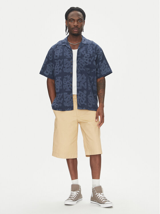 Element Element Camicia Thalweg ELYWT00176 Blu scuro Regular Fit