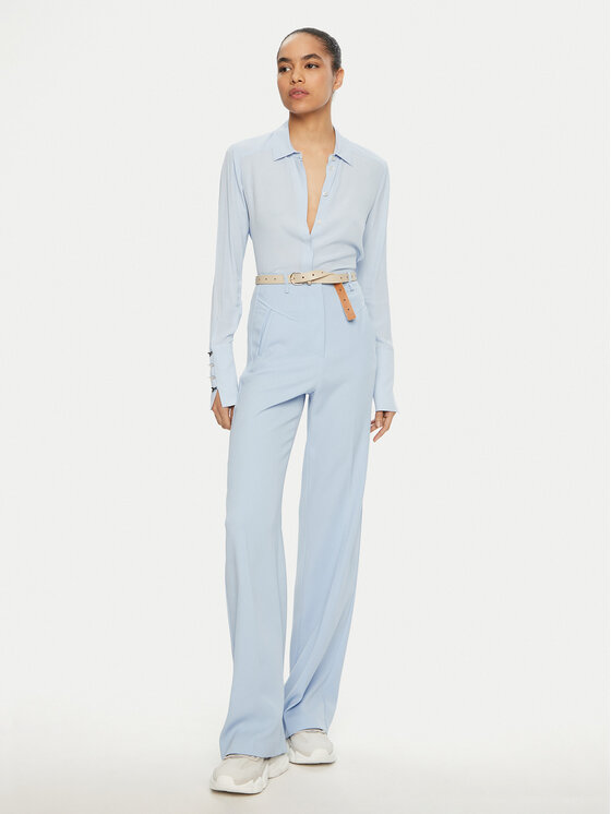 Patrizia Pepe Patrizia Pepe Košile 8C0761/A8I1-CA38 Světle modrá Regular Fit
