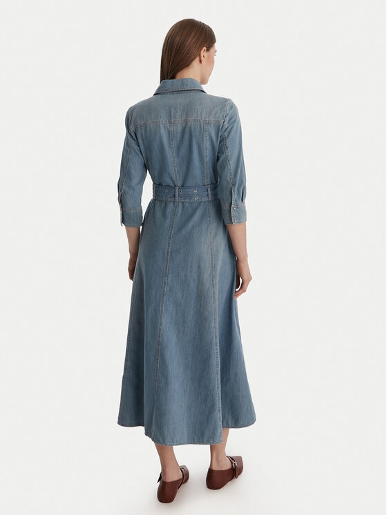 Marella Marella Džínové šaty Giambo 2613221024 Modrá Regular Fit