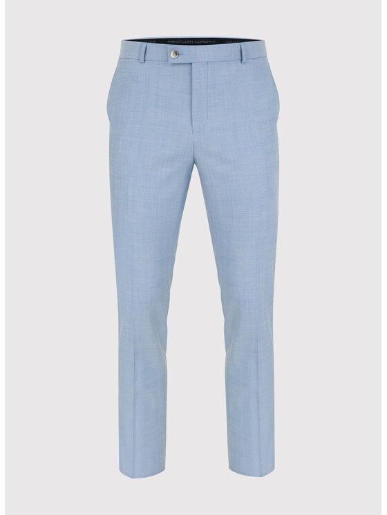 Pako Lorente Pako Lorente Spodnie garniturowe P22SP-6G-004 Błękitny Slim Fit