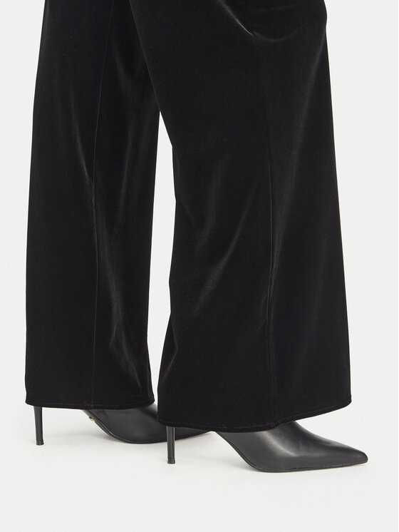 Marella Marella Текстилни панталони Lcinto 2623786022 Черен Wide Leg