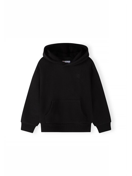 minoti minoti Bluza 33FLEECE286 Czarny Regular Fit