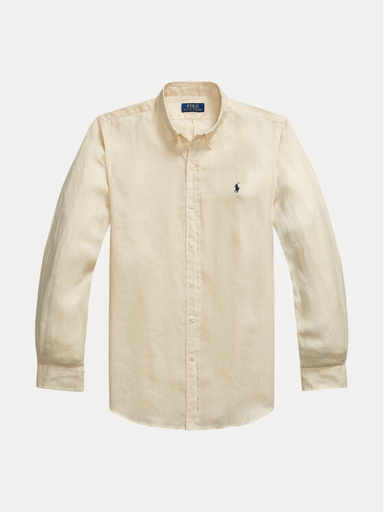 Polo Ralph Lauren Polo Ralph Lauren Koszula 710968915005 Beżowy Slim Fit