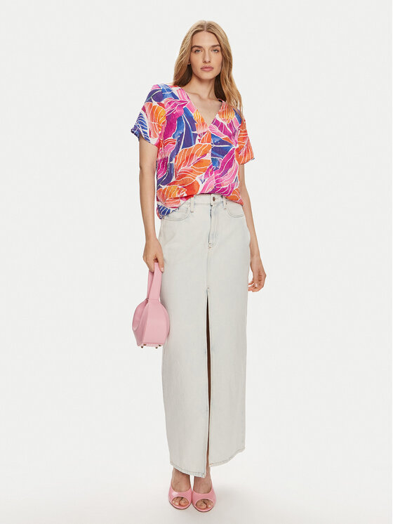 Vila Vila Blusa Limia 14095812 Multicolore Regular Fit