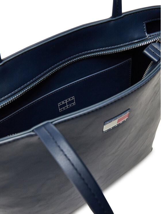 Tommy Jeans Tommy Jeans Rankinė Tjw Ess Must Tote AW0AW17390 Tamsiai mėlyna