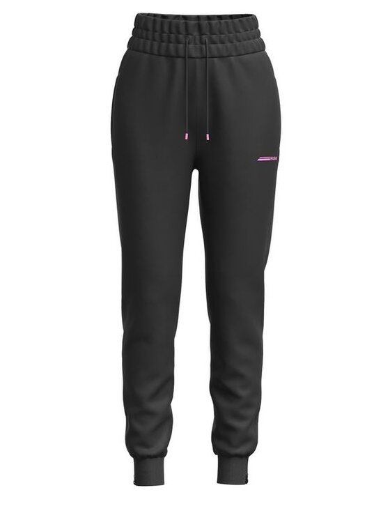 HUGO Hugo Teplákové kalhoty 50488419 10230399 01 001 Černá Regular Fit