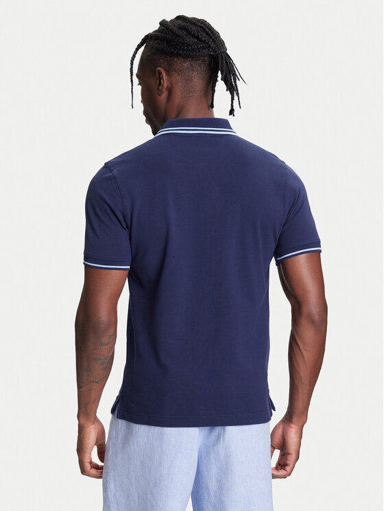 United Colors Of Benetton United Colors Of Benetton Poloshirt 3F9HU302E Dunkelblau Regular Fit