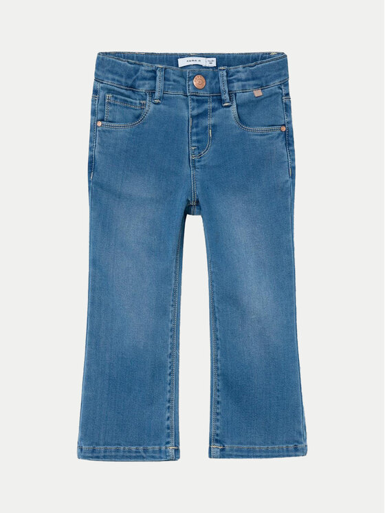 NAME IT NAME IT Blugi 13224658 Albastru Bootcut Fit