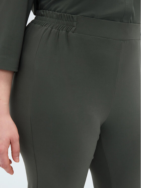 Fiorella Rubino Fiorella Rubino Spodnie materiałowe P824L002350N035 Zielony Regular Fit