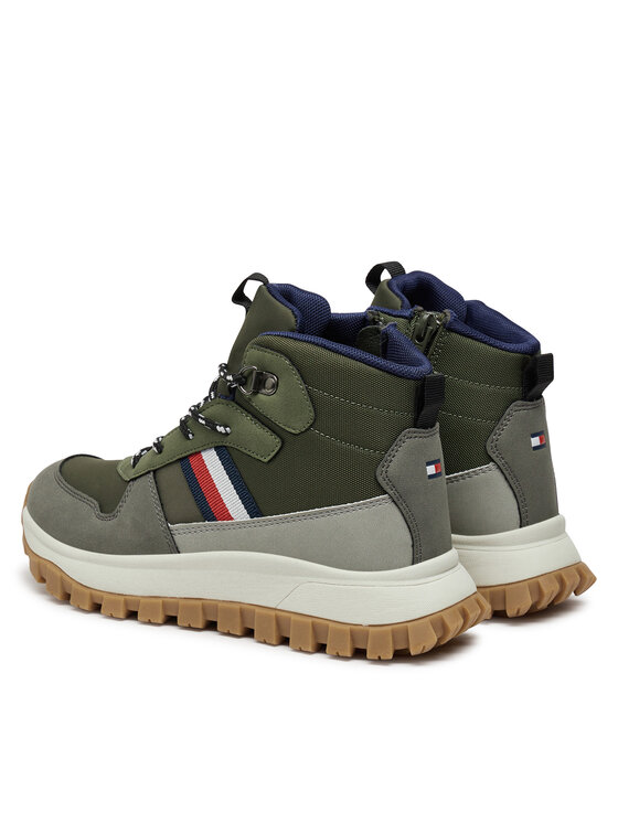 Tommy Hilfiger Tommy Hilfiger Gležnjače T3B9-33680-1696A S Zelena