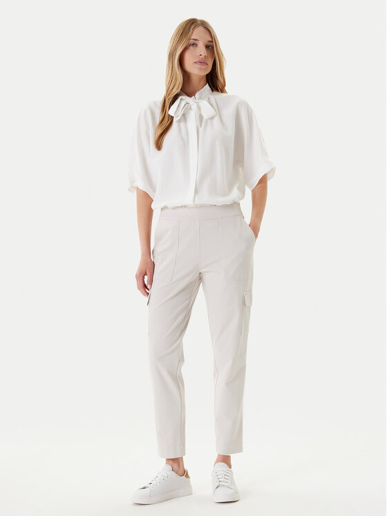 Olsen Olsen Stoffhose 14002075 Beige Straight Fit