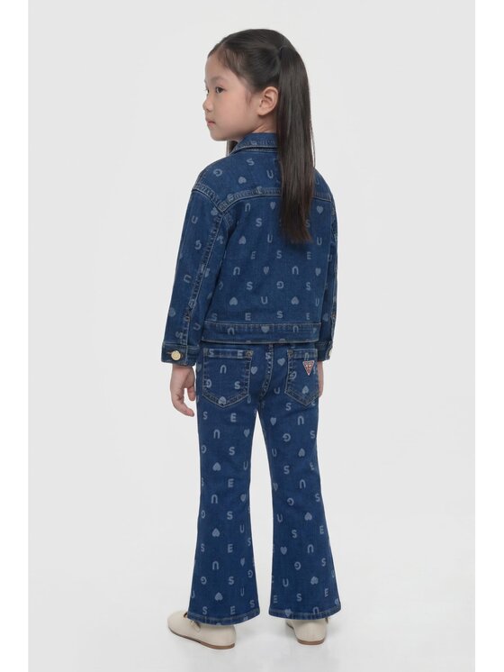 Guess Kids Guess Kids Spodnie materiałowe 183610 Niebieski Regular Fit