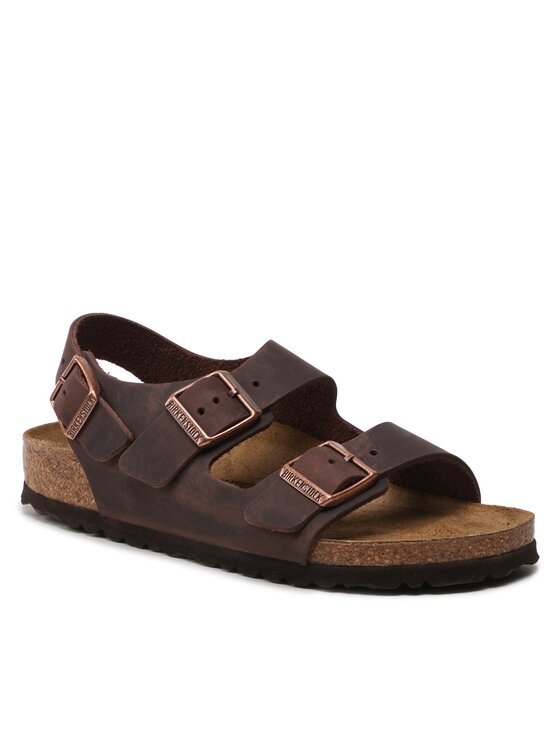 Birkenstock Birkenstock Sandále Milano 34873 Hnedá