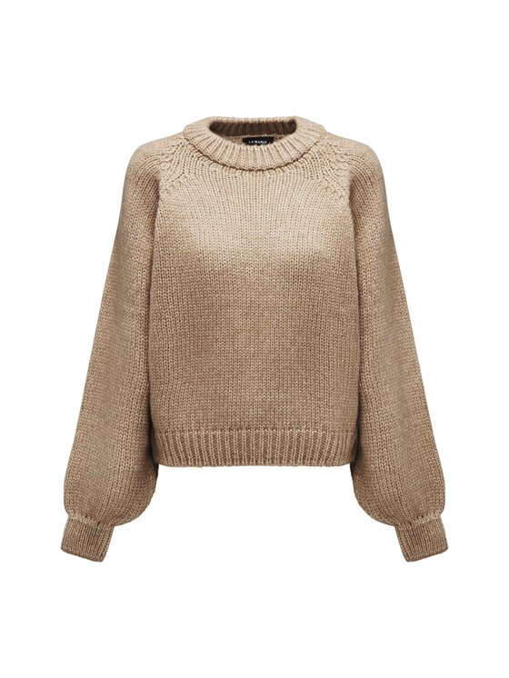 La Mania La Mania Maglione CLOUD Beige Classic Fit