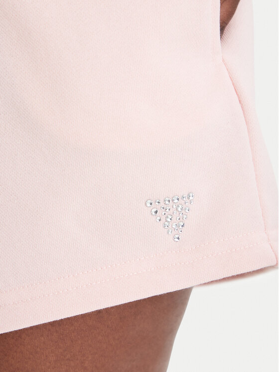 Guess Guess Pantaloni scurți sport V6GD14 K3090 Roz Regular Fit