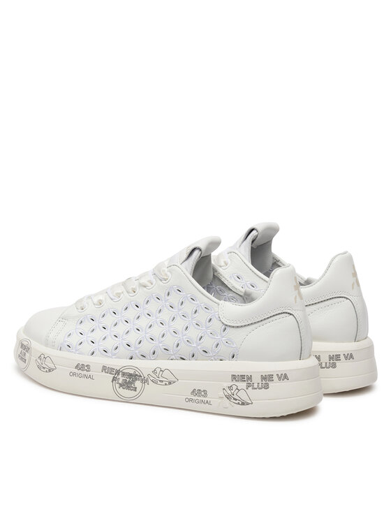 Premiata Premiata Sneakersy Belle VAR 6283 Biały