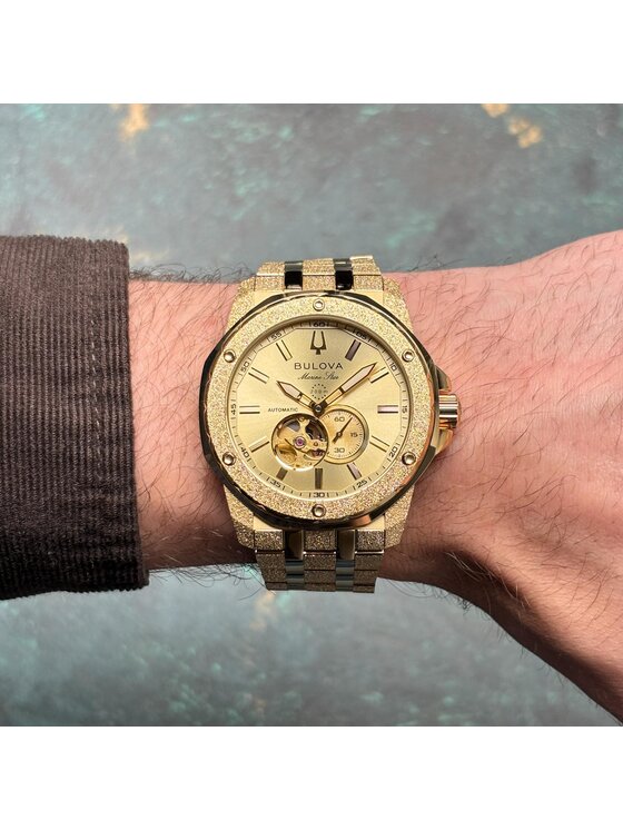 Bulova Bulova Zegarek 97A200 Złoty