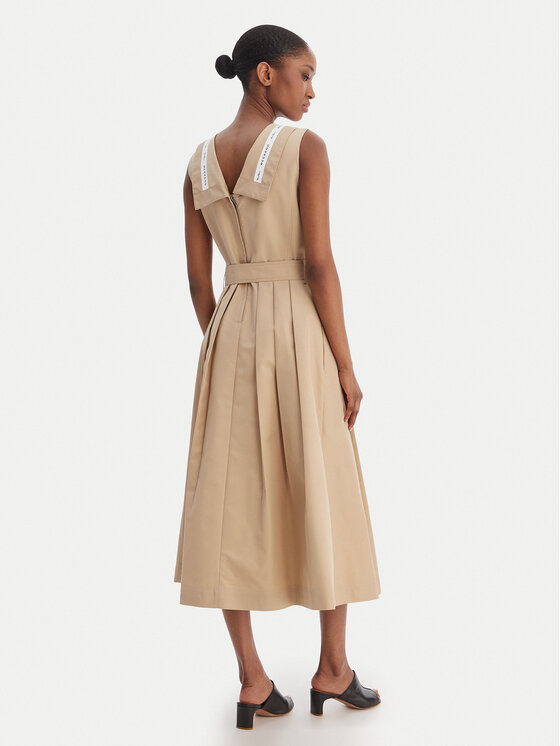 Weekend Max Mara Weekend Max Mara Kleid für den Alltag Cono 2615221021 Beige Regular Fit