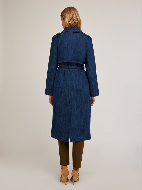 Motivi Motivi Cappotto 0409Q000570N024 Blu Regular Fit