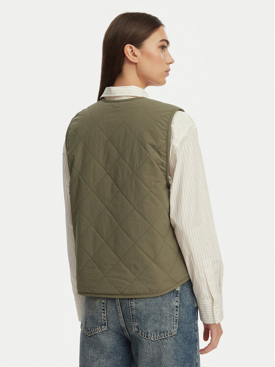Element Element Αμάνικο Μπουφάν Hanten Sherpa W ELJJK00147 Πράσινο Relaxed Fit
