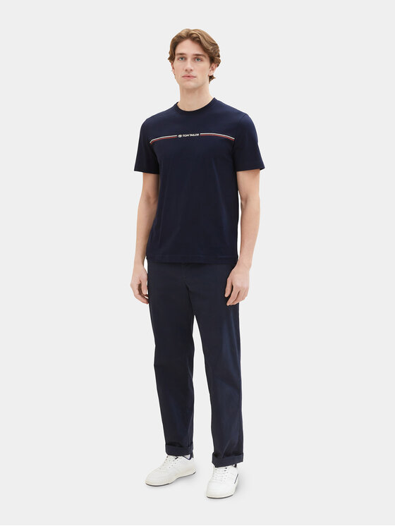 Tom Tailor Tom Tailor Tričko 1037803 Tmavomodrá Regular Fit