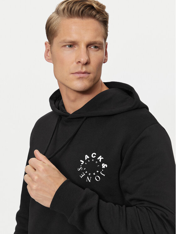 Jack&Jones Jack&Jones Trenerka Warrior 12248814 Crna Regular Fit