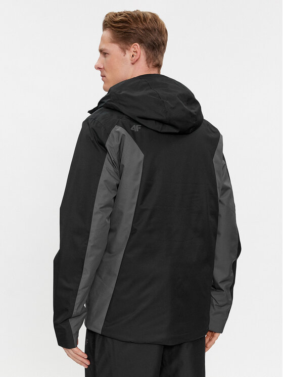 4F 4F Скиорско яке 4FAW23TTJAM306 Черен Regular Fit