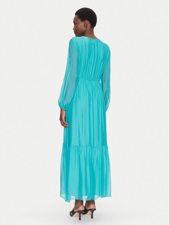 Dixie Dixie Rochie de vară A207W050 Turcoaz Regular Fit