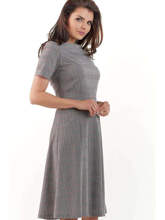 Infinite You Infinite You Sukienka letnia M166 Kolorowy Basic Fit