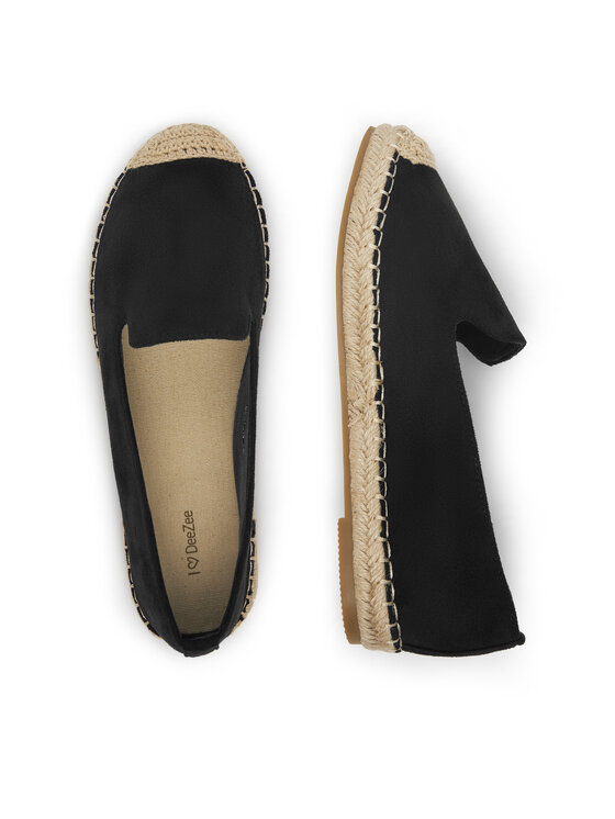 DeeZee DeeZee Espadrilles RS07-18 Schwarz