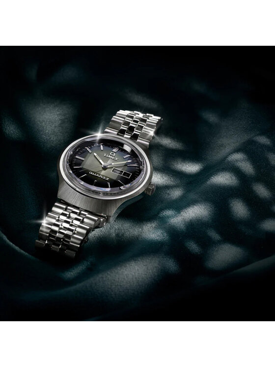 Timex Timex Zegarek TW2W22500 Srebrny