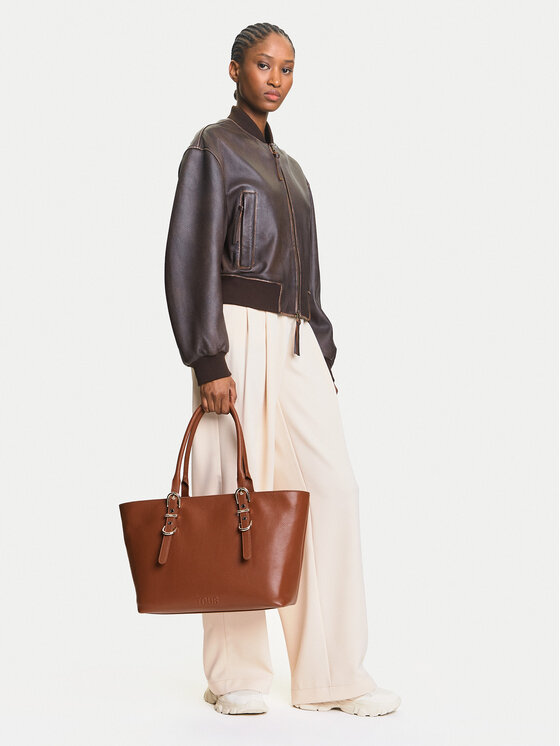 TOUS TOUS Torebka Buckles 2002189443 Brązowy