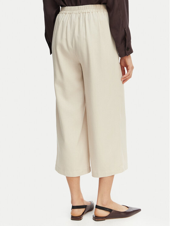 Vero Moda Vero Moda Pantaloni culotte Mymilo 10321626 Beige chiaro Regular Fit