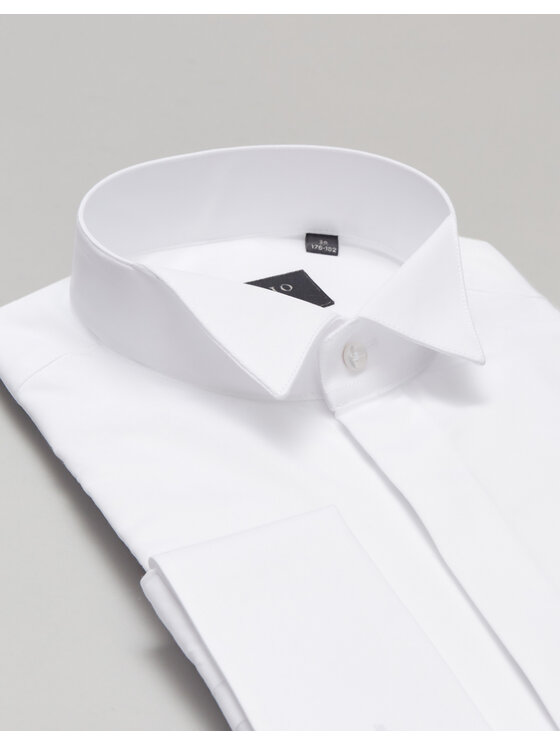 Borgio Borgio Koszula enna Biały Slim Fit