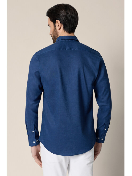 Lancerto Lancerto Koszula Orosia KO073126000039 Granatowy Regular Fit