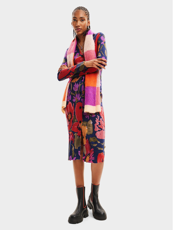 Desigual Desigual Kasdieninė suknelė 23WWVF13 Spalvota Slim Fit