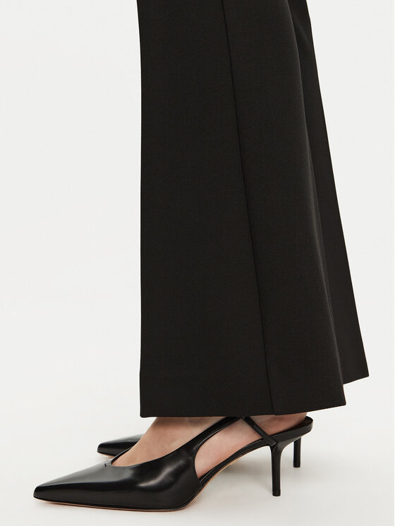 Simona Corsellini Simona Corsellini Pantaloni din material A24CPPA011 Negru Regular Fit