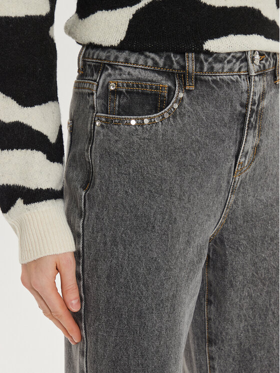 Morgan Morgan Jeans hlače 242-PSIMIO Siva Straight Fit