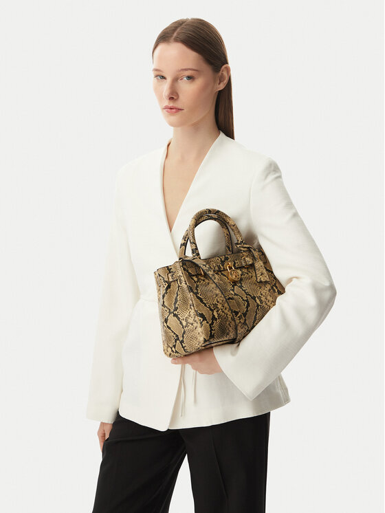 Tommy Hilfiger Geantă American Icon Mini Tote Snake AW0AW18818 Maro