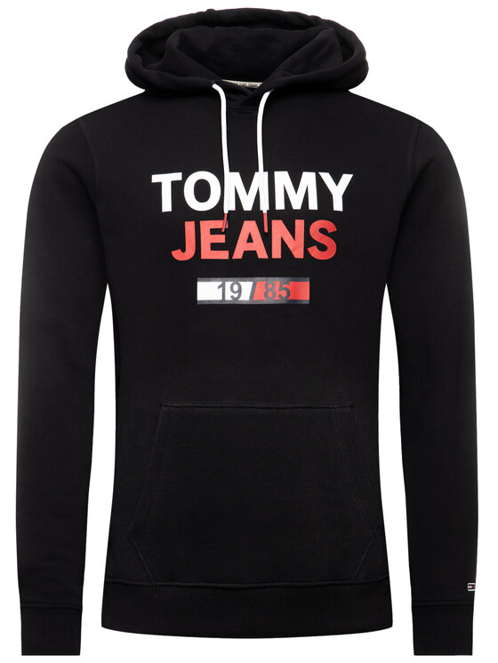Tommy Jeans Tommy Jeans Bluză Tjm Essential Graphic DM0DM07414 Negru Regular Fit