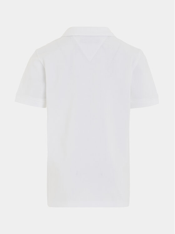 Tommy Hilfiger Tommy Hilfiger Polokošile Flag KB0KB09103 Bílá Regular Fit