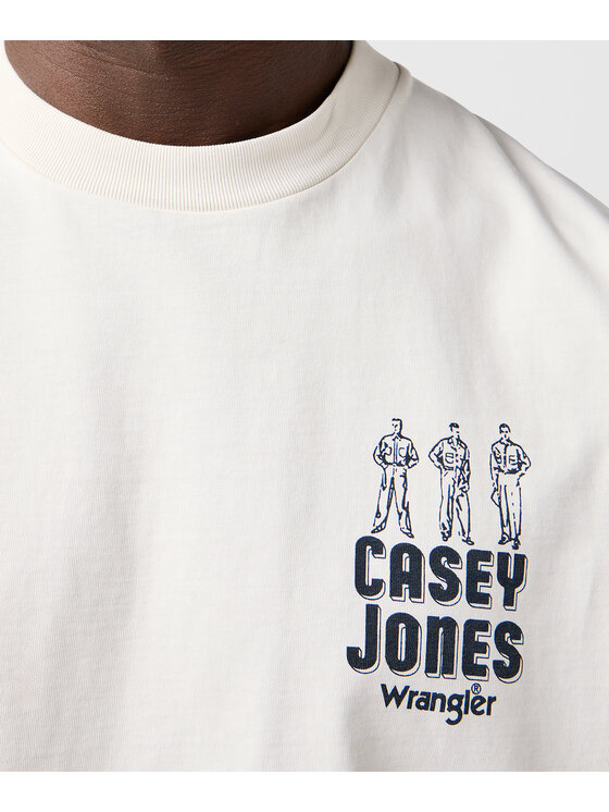 Wrangler Wrangler T-shirt 112362910 Bianco Regular Fit