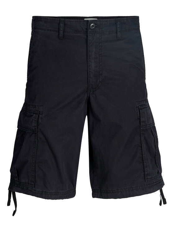 Jack & Jones Jack & Jones Pantalon scurți din material Cole Frank 12291369 Negru Regular Fit