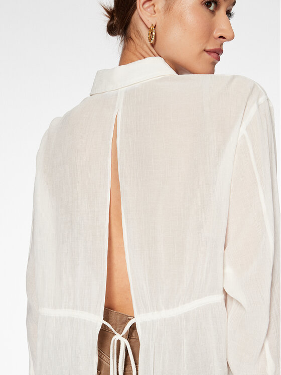 Calvin Klein Jeans Calvin Klein Jeans Marškiniai J20J221184 Écru Regular Fit