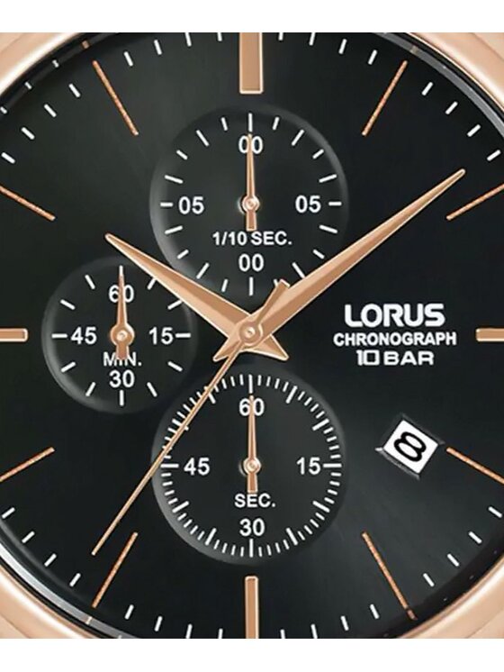 Lorus Lorus Zegarek RM366JX9 Różowe złoto