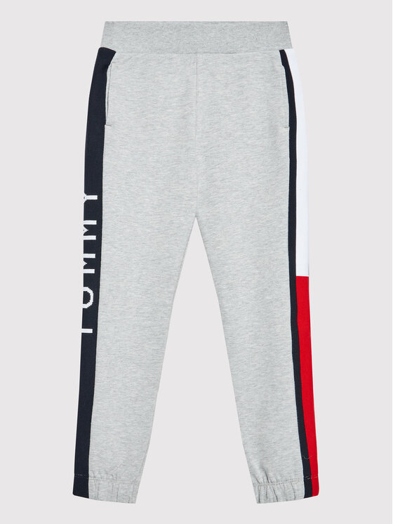 Tommy Hilfiger Tommy Hilfiger Долнище анцуг KB0KB07491 Сив Regular Fit