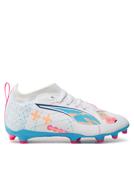 Puma Tenisice Za Nogomet ULTRA 5 MATCH VOL. UP FG/AG Jr 108065 01 Bijela