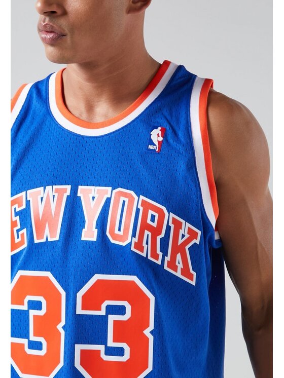 Mitchell & Ness Mitchell & Ness Tank top NBA SWINGMAN NEW YORK KNICKS PATRIC EWING Modrá Regular Fit