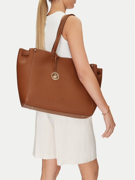 Beverly Hills Polo Club Beverly Hills Polo Club Дамска чанта BHPC-S-005-07 Кафяв