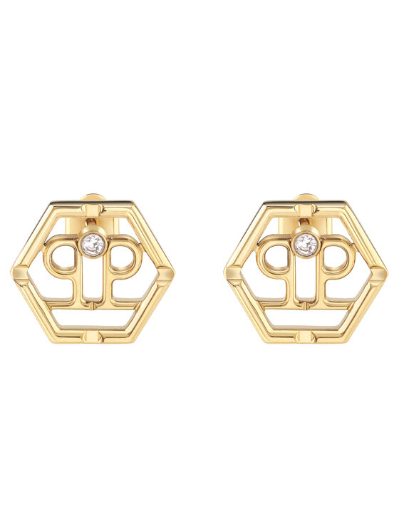PHILIPP PLEIN PHILIPP PLEIN Обици Hexagon PJ2AA06EU Златист